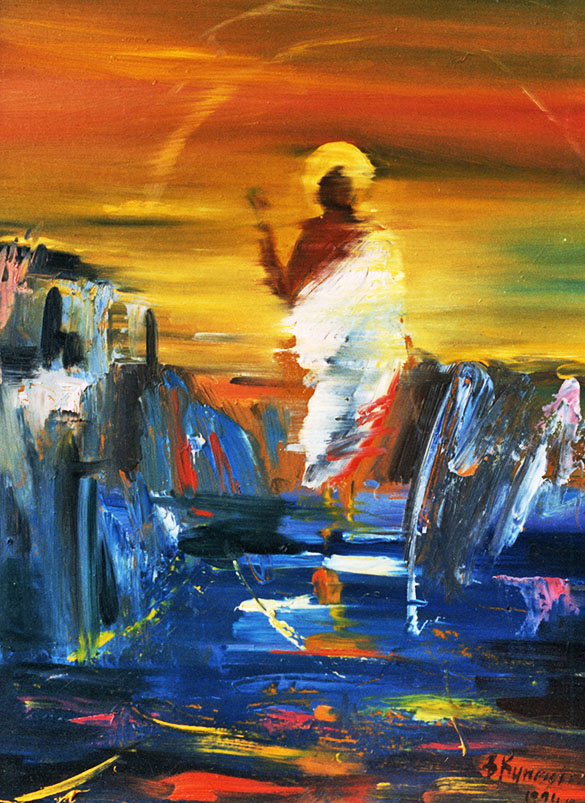 «Вознесіння». 1994. Картон, олія